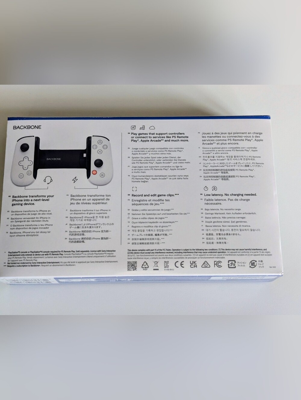 Backbone One PlayStation Edition 2nd Generation iPhone Lightning Sealed NEW - Picture 3 of 5